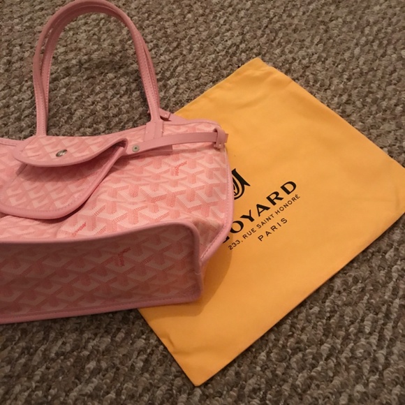 Goyard style pink tote- - Picture 4 of 4